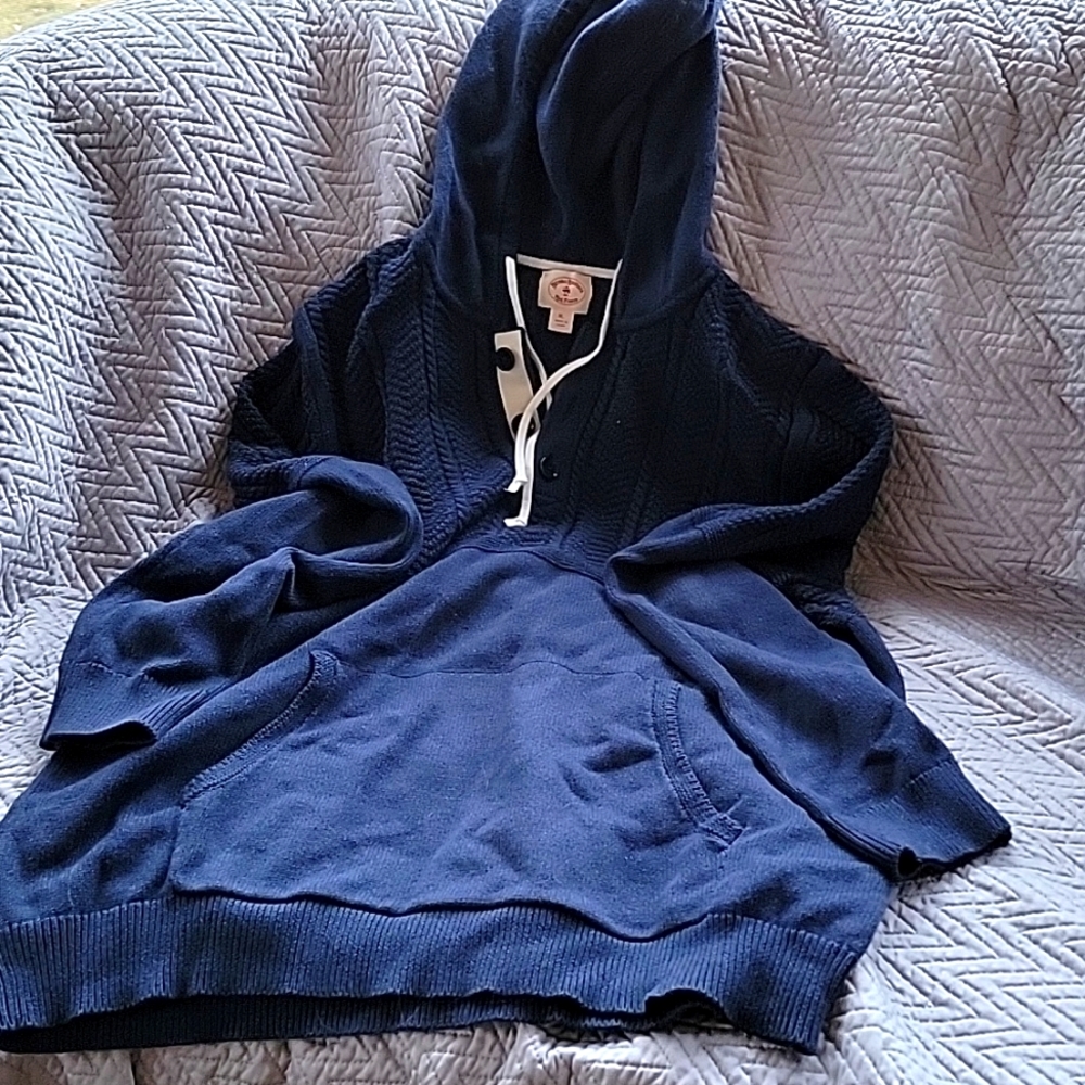 Brooks Brothers red fleece sweater